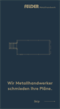 Mobile Screenshot of felder-metall.com